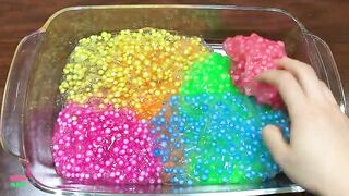 Festival of Colors !! Mixing Random Things Into Floam Slime !! Satisfying Slime Smoothie #796