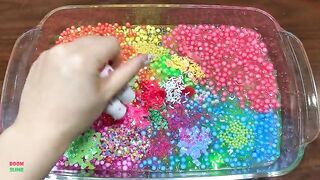 Festival of Colors !! Mixing Random Things Into Floam Slime !! Satisfying Slime Smoothie #796