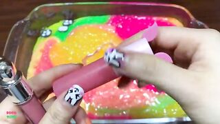 Festival of Colors !! Mixing Random Things Into Slime !! Satisfying Slime Smoothie #792