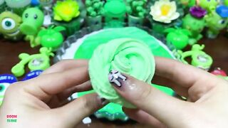 Festival of Green !! Mixing Random Things Into Homemade Slime !! Satisfying Slime Smoothie #781