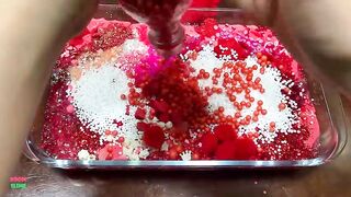 Festival of Red !! CoCaCoLa !! Mixing Random Things Into Slime !! Satisfying Slime Smoothie #779