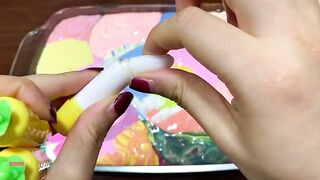 Festival of Colors !! Mixing Random Things Into Slime !! Satisfying Slime Smoothie #766