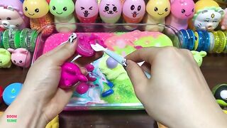 Festival of Colors !! Mixing Random Things Into Homemade Slime !! Satisfying Slime Smoothie #762