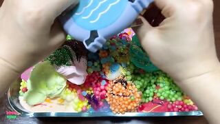 Festival of Colors !! Mixing Random Things Into Floam Slime !! Satisfying Slime Smoothie #760