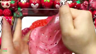 RED Color Space !! Mixing Random Things Into Homemade Slime !! Satisfying Slime Smoothie #758