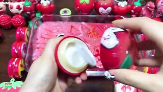 RED Color Space !! Mixing Random Things Into Homemade Slime !! Satisfying Slime Smoothie #758