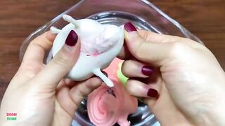 Festival of Colors !! Mixing StressBalls Into Clear Slime !! Satisfying Slime Smoothie #756