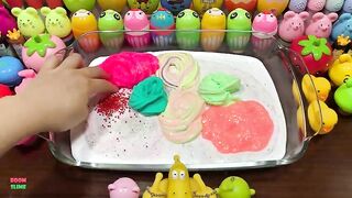 Festival of Colors !! Mixing Random Things Into Homemade Slime !! Satisfying Slime Smoothie #748