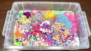 Festival of Colors !! Mixing Random Things Into Store Bought Slime !! Satisfying Slime Smoothie #743