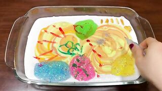 Festival of HEART !! Mixing Random Things Into Fluffy Slime !! Satisfying Slime Smoothie #742