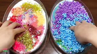 Festival of Colors !! Mixing Random Things Into Slime !! Satisfying Slime Smoothie #740