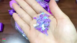 Festival of PURPLE !! Mixing Random Things Into Slime !! Satisfying Slime Smoothie #737