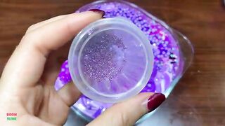 Festival of PURPLE !! Mixing Random Things Into Slime !! Satisfying Slime Smoothie #737