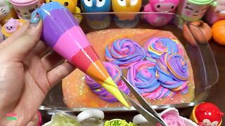 Relaxing with Piping Bags !! Mixing Random Things Into Slime !! Satisfying Slime Smoothie #680