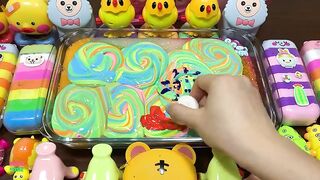 Relaxing with Piping Bags !! Mixing Random Things Into Slime !! Satisfying Slime Smoothie #647