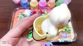 Piping Bags and Pineapple !! Mixing Random Things Into Slime !! Satisfying Slime Smoothie #642