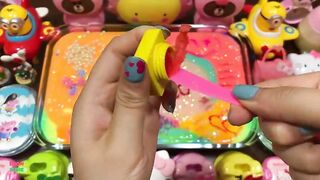 Relaxing with Rainbow MiniFloam Slime || Mixing Random Things Into Slime || Slime Smoothie #636