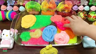 Relaxing with Piping Bags Slime and #Unicorn || Mixing Random Things Into Slime || Boom Slime # 631