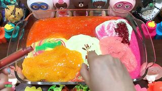 Relaxing with BigFoot Slime || Mixing Random Things Into Glossy Slime | Satisfying Slime Videos #626