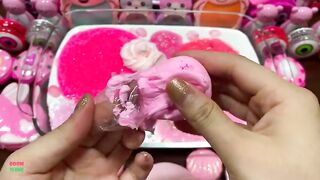Mixing Too Many The Pink Things Into Slime || Most Satisfying Slime VIdeos #616 || Boom Slime