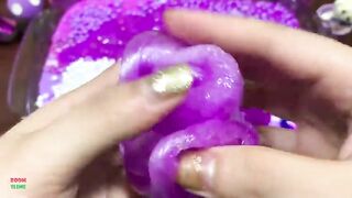 PURPLE SLIME || Mixing Random Things Into #FLOAM Slime || HELLO KITTY | Satisfying Slime Videos #611