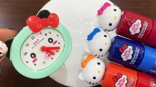 HELLO KITTY | Slime Coloring with Makeup Compilation || Most Satisfying Slime Videos ASMR #9