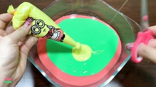 MINIONS || Making Foam Slime with Piping Bags ❤️13 || Perfect Slime Sound || Boom Slime