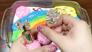 RAINBOW ! Mixing Random Things Into Slime ! Satisfying with Piping Bags Slime Videos ! Perfect Slime