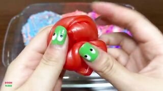 Mixing Glitter Into Floam Slime || Relaxing STAR Slime Videos || Boom Slime