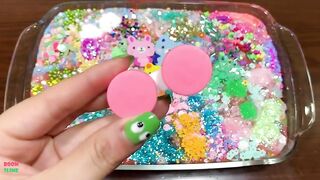 Mixing Glitter Into Floam Slime || Relaxing STAR Slime Videos || Boom Slime