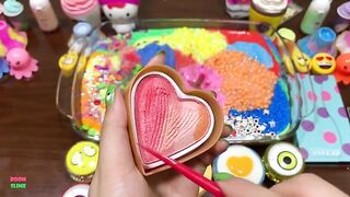 Mixing Beads and Makeup Into Floam Slime || Relaxing Rainbow Slime Videos || Boom Slime
