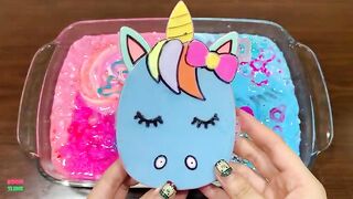 BLUE Vs PINK || Mixing Makeup and Glitter Into Slime || Relaxing with UNICORN Slime || Boom Slime