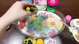 Series BOOM with BALLOONS #2 || Mixing MAKEUP and GLITTER Into GLOSSY Slime || Most Satisfying Slime