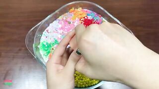 Special Series Relaxing Slime Video || Mixing Too Many Ingredient Into Fluffy Slime