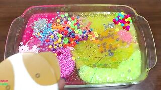 Special Series #DISNEY's Character || PINK Vs YELLOW || Mixing Too Many Things Into Slime