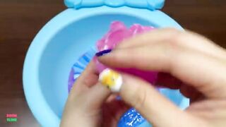 Special Series #PRINCESS Frozen || PINK and BLUE || Mixing Random Things Into Slime