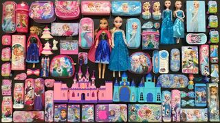 Special Series ALL MY #PRINCESS Frozen || PINK Vs BLUE || Mixing Random Things Into Slime