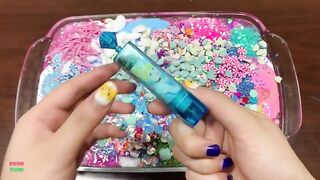 Special Series #PRINCESS Frozen || PINK and BLUE || Mixing Random Things Into Fluffy Slime