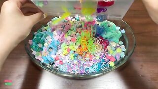 Special Series #PRINCESS Frozen || BLUE and BLUE || Mixing Random Things Into Clear Slime