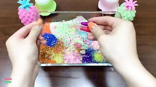 Mixing Glitter and Makeup Into Slime || Most Satisfying Slime Videos ||  Boom Slime