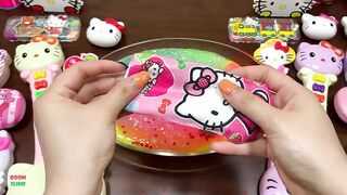 Special Series #PINK Hello Kitty Slime || Mixing Too Many Things Into Slime || Most Satisfying Slime