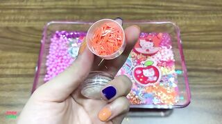 Special Series #PINK Hello Kitty Slime || Mixing Random Things Into Slime || Most Satisfying Slime