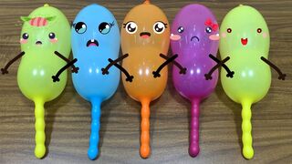 Making Slime With Funny Balloons Cute #3 || #Doodles || RELAXING SATISFYING SLIME || #BoomSlime