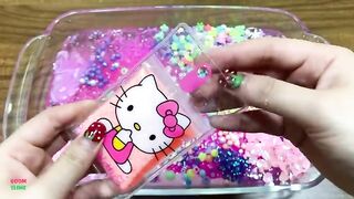 Special Series PINK Hello Kitty Slime || Mixing Too Many Things Into Clear Slime || Satisfying Slime