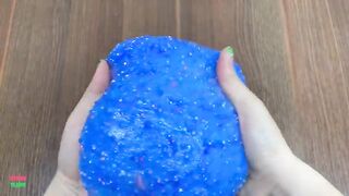 MIXING SO MUCH FLOAM AND GLITTER INTO CLEAR SLIME || SLIME SMOOTHIE || RELAXING WITH WONDERFUL SLIME