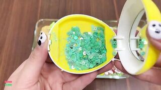 MIXING TOO MUCH GLITTER VS MAKEUP INTO CLEAR SLIME || RELAXING WITH WONDERFUL SLIME PART #2