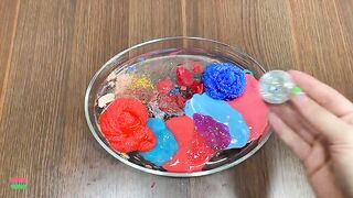 MIXING TOO MUCH GLITTER VS MAKEUP INTO CLEAR SLIME| HAPPY WOMAN'S DAY| RELAXING WITH WONDERFUL SLIME