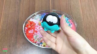 MIXING TOO MUCH GLITTER VS MAKEUP INTO CLEAR SLIME| HAPPY WOMAN'S DAY| RELAXING WITH WONDERFUL SLIME