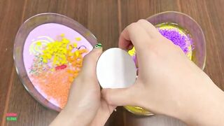 MIXING FLOAM VS MAKEUP INTO BUTTER SLIME AND CLEAR SLIME || RELAXING WITH WONDERFUL HEART SLIME