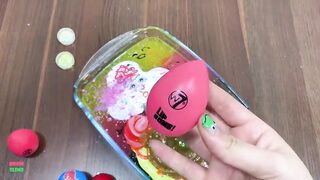 MIXING GLITTER AND MAKEUP INTO HOMEMADE SLIME || SLIME SMOOTHIE || MOST SATISFYING SLIME VIDEOS